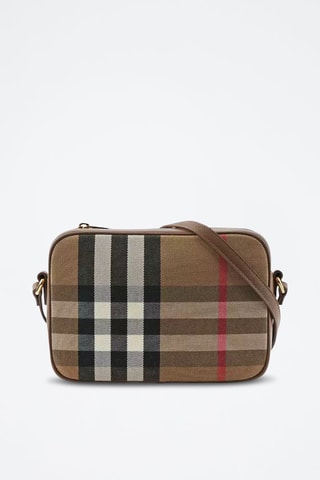 Sac bandoulière en cuir Camera - Marron