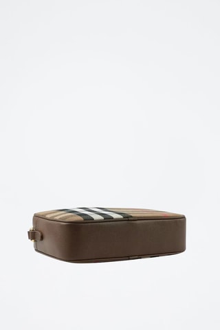 Sac bandoulière en cuir Camera - Marron