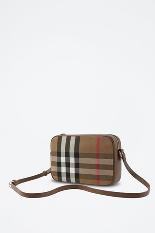 Sac bandoulière en cuir Camera - Marron