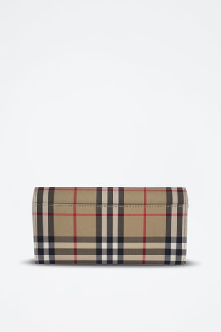 Portefeuille en cuir Halton - Beige