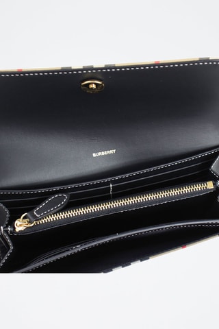 Portefeuille en cuir Halton - Beige