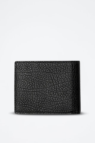 Portefeuille en cuir Bifold - Noir