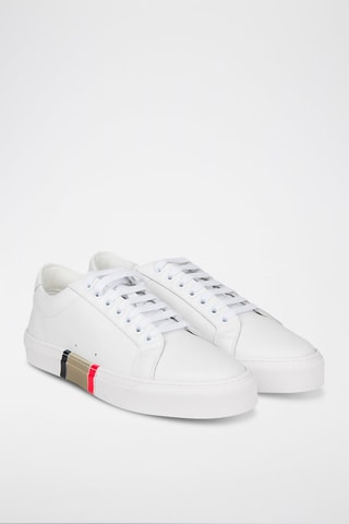Baskets en cuir Mf Rangleton - Blanc