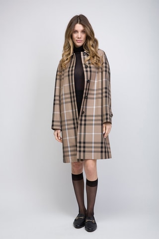 Trench Clarebury Check - Beige