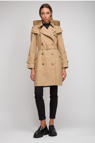 Trench à capuche Amberford - Beige