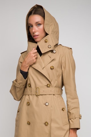 Trench à capuche Amberford - Beige