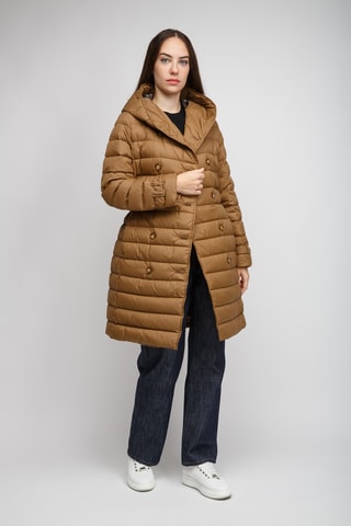 Manteau à capuche Witley Brown - Marron
