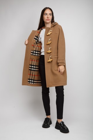 Manteau en laine Belfield Brown - Marron
