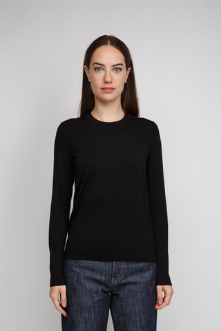 Pull en laine Lea Black - Noir