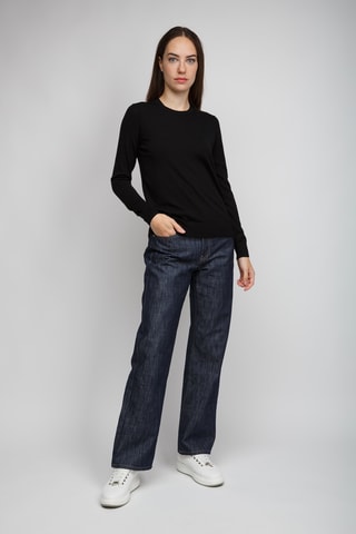 Pull en laine Lea Black - Noir