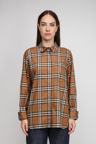 Chemise Ivery Shirt Chk Brown - Marron