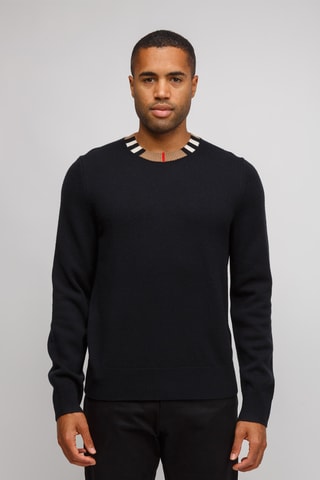 Pull en laine et cachemire Noland Black - Noir