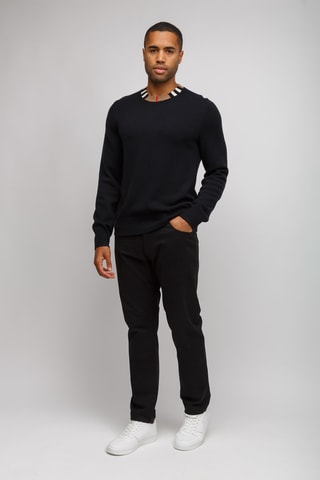 Pull en laine et cachemire Noland Black - Noir