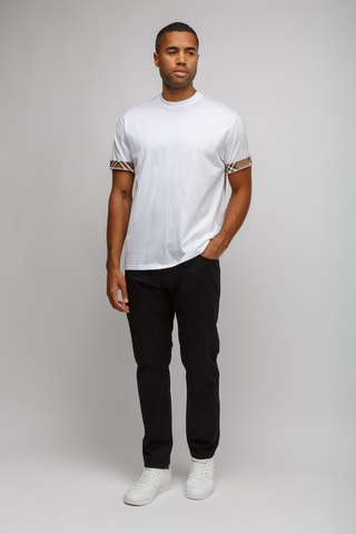 T-shirt Jwear Navy - Blanc