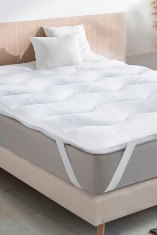 Surmatelas ferme plumes d'oie anti acariens 1000 g/m2
