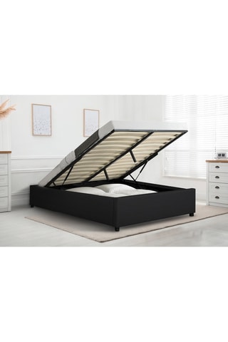 Lit coffre avec sommier Otto - Couchage 140 x 190 cm