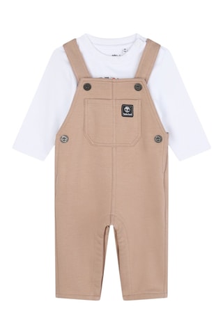 Salopette et t-shirt - Beige et blanc - Timberland