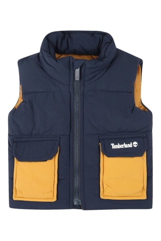 Doudoune sans manches - Bleu marine et moutarde - Timberland