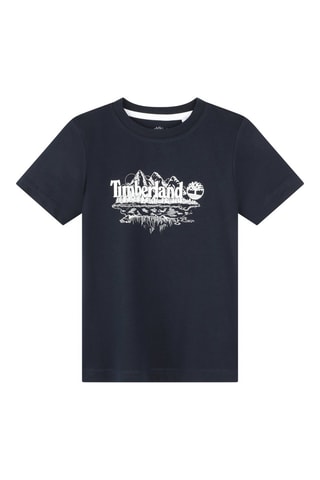 T-shirt en coton biologique - Bleu marine - Timberland