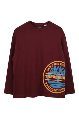 T-shirt en coton biologique - Bordeaux - Timberland