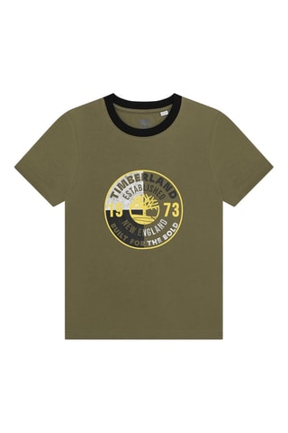 T-shirt en coton biologique - Kaki - Timberland