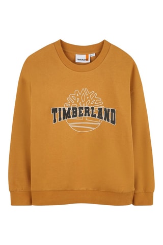 Sweat en coton biologique - Moutarde - Timberland