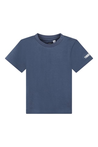 T-shirt et salopette en coton biologique - Bleu - Timberland