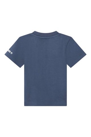 T-shirt et salopette en coton biologique - Bleu - Timberland