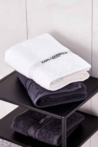 Drap de douche - Gris - 70 x 140 cm