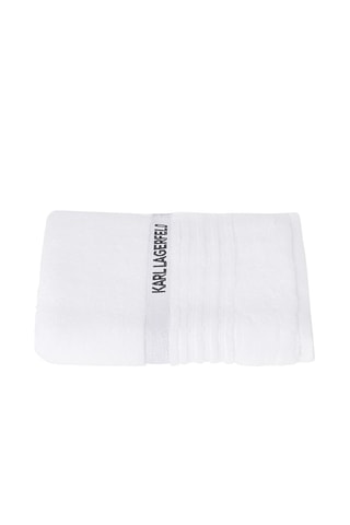 Serviette de toilette - Blanc - 50 x 100 cm