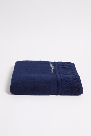 Drap de douche - Bleu marine - 70 x 140 cm