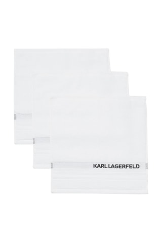 3 serviettes - Blanc - 30 x 30 cm