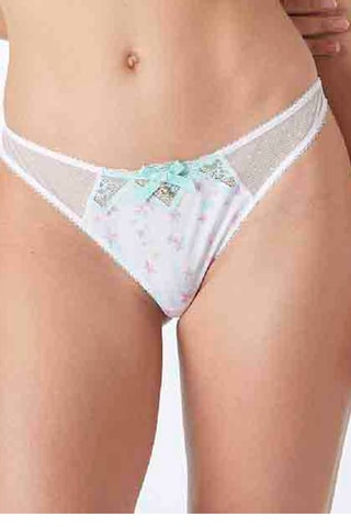 Tanga Intimiste - Blanc