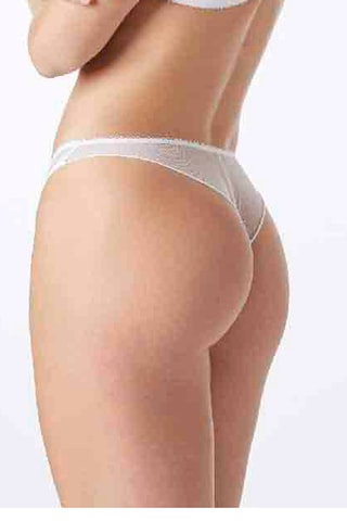 Tanga Intimiste - Blanc