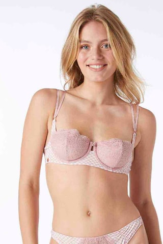 Soutien-gorge Vichy - Mauve
