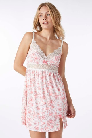 Nuisette Etoffe - Blanc et rose