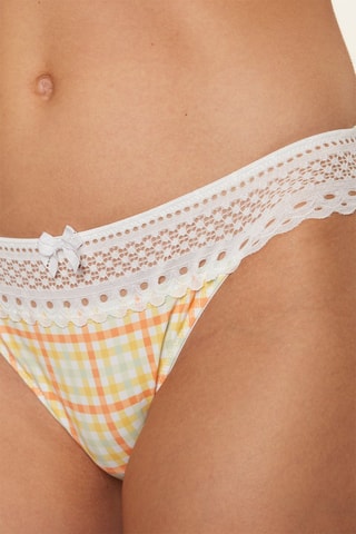 Culotte Mode - Blanc et jaune