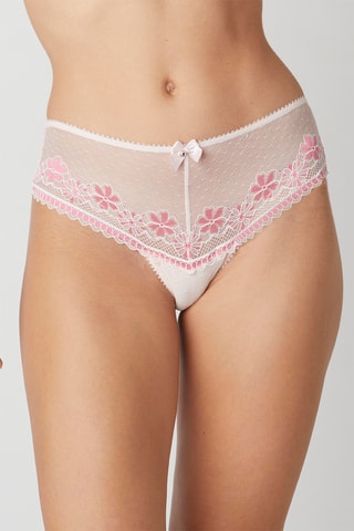 Tanga taille haute Allegro - Blanc