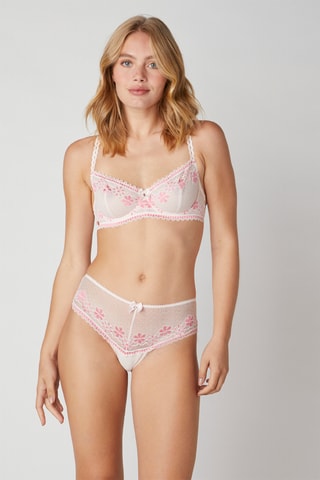 Tanga taille haute Allegro - Blanc