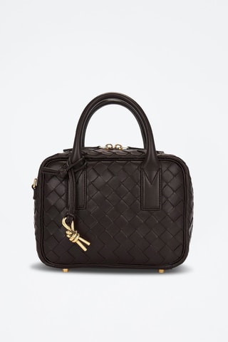 Leren Handtas - Donkerbruin - Bottega Veneta