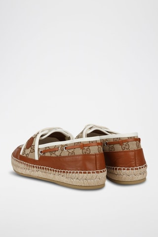 Leren Espadrilles - Beige