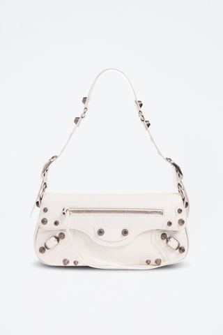Leren Handtas Le Cagole - Wit - Balenciaga