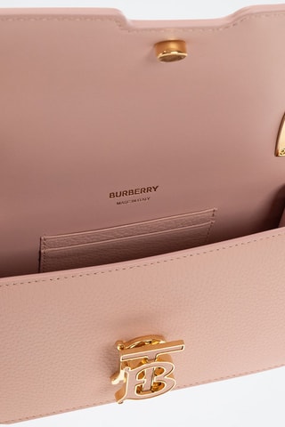 Mala a tiracolo de couro - Rosa - Burberry