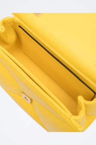 Mala a tiracolo em couro One Stud - Amarelo - Valentino