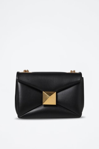 Leren Schoudertas One Stud - Zwart - Valentino