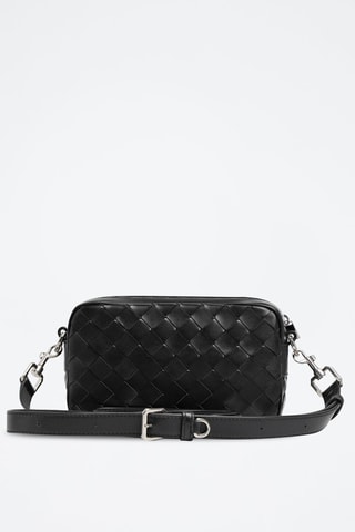 Leren Schoudertas - Rood Zwart - Bottega Veneta