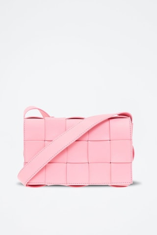 Leren Schoudertas - Rood Roze - Bottega Veneta