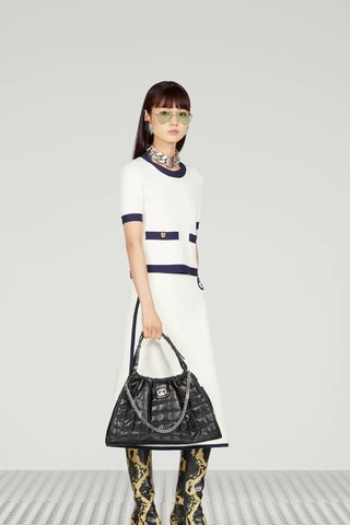 Mala shopper em couro - Preto - Gucci