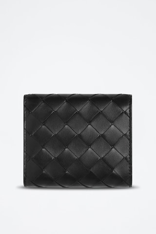 Leren Portefeuille - Zwart - Bottega Veneta