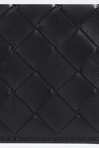 Leren Portefeuille - Zwart - Bottega Veneta